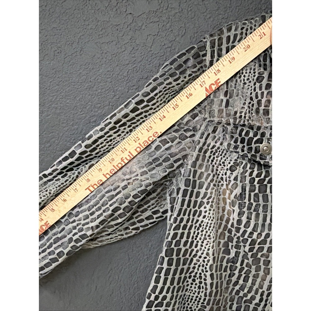 RUBY RD WOMAN Size 16W Crocodile Print Jacket/Coat - Picture 7 of 7